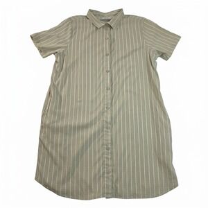 Roark Bless Up Dress Green Perforated Breathability with Pockets Large MSRP $129